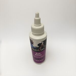 Dog Nutri Vet Pink Eye Drops Red Irritation Inflammation Tears Itch Allergy 4oz